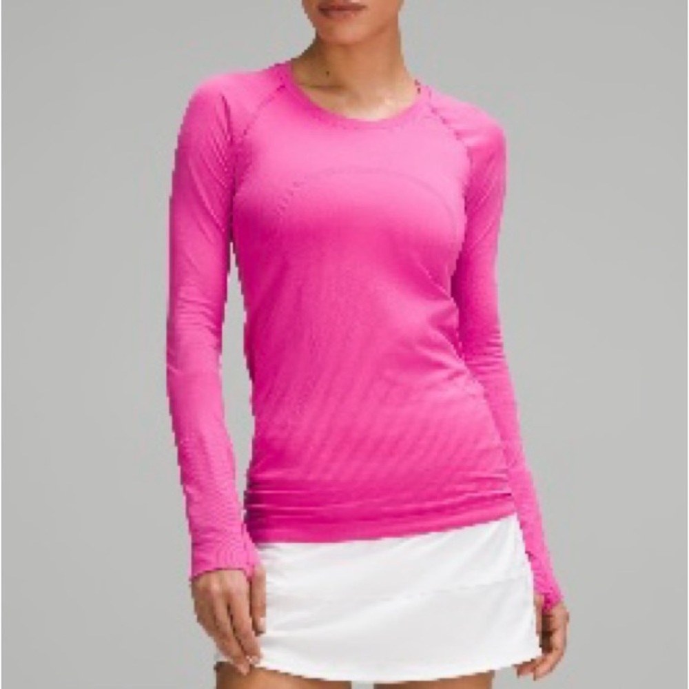 lululemon athletica Pink Long Sleeve Top